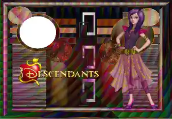 カテゴリのフォトエフェクト いろいろな子供の № 147952. フレーム上の碑文: Descendants カテゴリのフォトエフェクト いろいろな子供の № 147952. フレーム上の碑文: Descendants