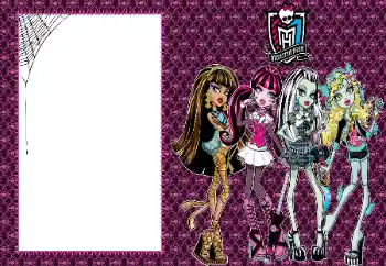 カテゴリのフォトエフェクト いろいろな子供の № 154367. フレーム上の碑文: Monster High