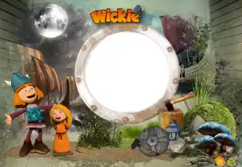 カテゴリのフォトエフェクト いろいろな子供の № 166028. フレーム上の碑文: Wickie de Viking