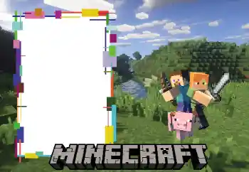 カテゴリのフォトエフェクト いろいろな子供の № 166508. フレーム上の碑文: Minecraft カテゴリのフォトエフェクト いろいろな子供の № 166508. フレーム上の碑文: Minecraft