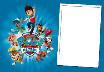 カテゴリのフォトエフェクト いろいろな子供の № 174062. フレーム上の碑文: PAW Patrol
