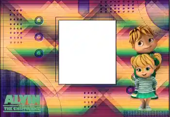 カテゴリのフォトエフェクト いろいろな子供の № 175338. フレーム上の碑文: Alvin and the Chipmunks