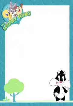 カテゴリのフォトエフェクト いろいろな子供の № 198812. フレーム上の碑文: Baby Looney Tunes