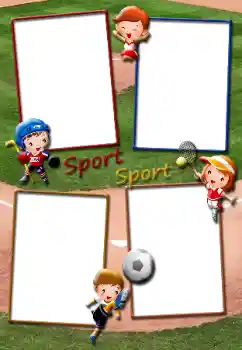 カテゴリのフォトエフェクト すべてが知りたくてできたいです № 138603. フレーム上の碑文: Sport
