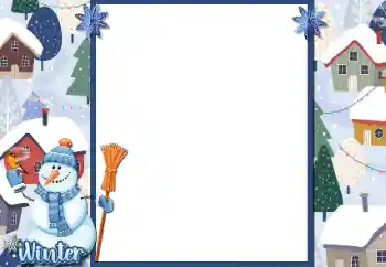 フレーム上の碑文: Winter