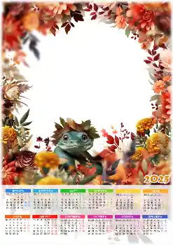 カテゴリのフォトエフェクト カレンダー № 205983. フレーム上の碑文: 2026