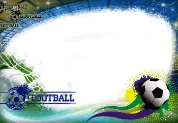 カテゴリのフォトエフェクト 男性のフォトフレーム № 155984. フレーム上の碑文: サッカー