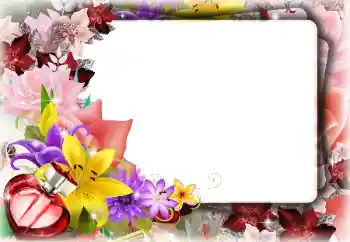 フレーム上の碑文: 3月8日おめでとうございます