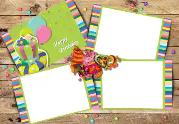 フレーム上の碑文: Happy Birthday!