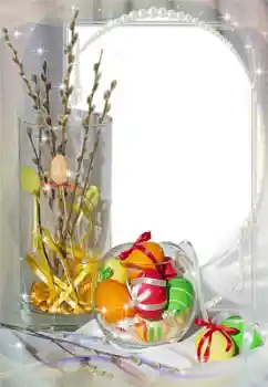 カテゴリのフォトエフェクト イースターのためのカード № 47070