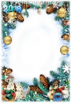 カテゴリのフォトエフェクト 新年の絵葉書 № 130004. フレーム上の碑文: 2026