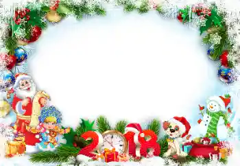 カテゴリのフォトエフェクト 新年の絵葉書 № 130283. フレーム上の碑文: 2026