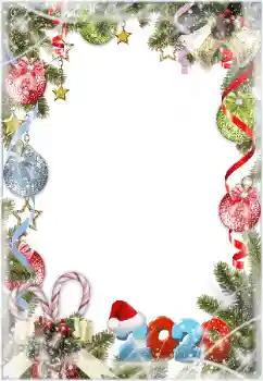 カテゴリのフォトエフェクト 新年の絵葉書 № 160945. フレーム上の碑文: 2026
