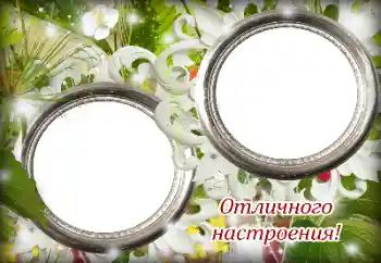 カテゴリのフォトエフェクト いろいろの祭り № 139887. フレーム上の碑文: 素晴らしい気分を！