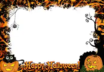 カテゴリのフォトエフェクト いろいろの祭り № 175382. フレーム上の碑文: Happy Halloween