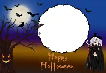 カテゴリのフォトエフェクト いろいろの祭り № 191755. フレーム上の碑文: Happy Halloween