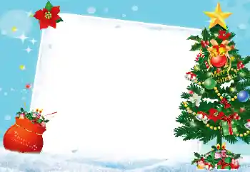 カテゴリのフォトエフェクト クリスマスカード № 129890