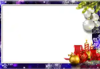 カテゴリのフォトエフェクト クリスマスカード № 129900