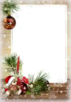 カテゴリのフォトエフェクト クリスマスカード № 130104