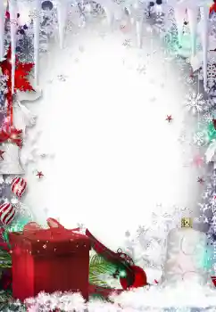 カテゴリのフォトエフェクト クリスマスカード № 130105