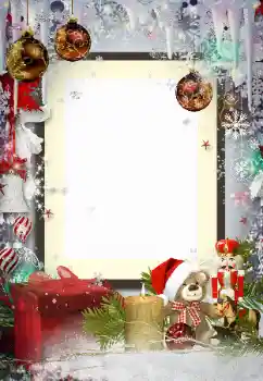 カテゴリのフォトエフェクト クリスマスカード № 130108
