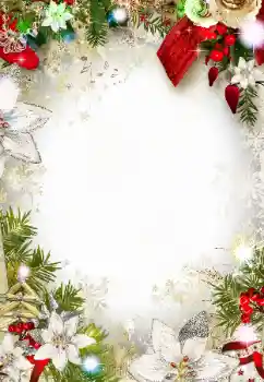 カテゴリのフォトエフェクト クリスマスカード № 130110