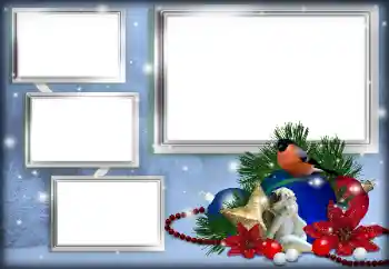 カテゴリのフォトエフェクト クリスマスカード № 130119