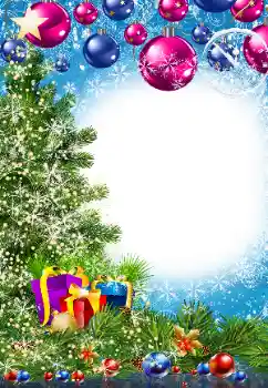 カテゴリのフォトエフェクト クリスマスカード № 161982