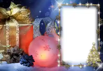 カテゴリのフォトエフェクト クリスマスカード № 162031