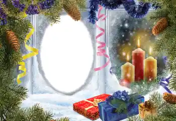 カテゴリのフォトエフェクト クリスマスカード № 162038