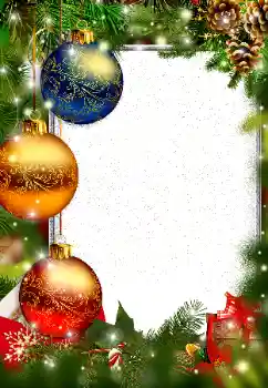 カテゴリのフォトエフェクト クリスマスカード № 162084