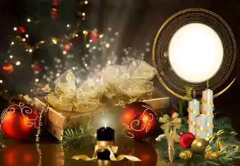 カテゴリのフォトエフェクト クリスマスカード № 163358