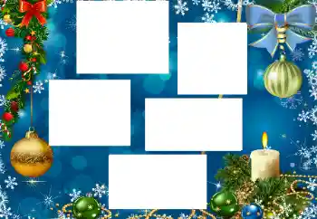 カテゴリのフォトエフェクト クリスマスカード № 163361