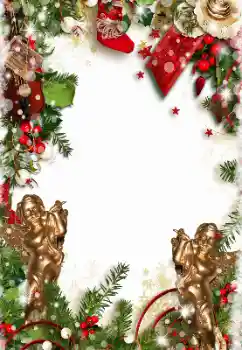 カテゴリのフォトエフェクト クリスマスカード № 166271