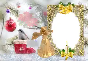 カテゴリのフォトエフェクト クリスマスカード № 167873