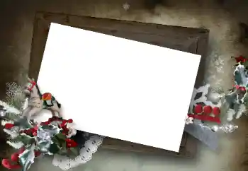 カテゴリのフォトエフェクト クリスマスカード № 170495