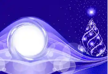 カテゴリのフォトエフェクト クリスマスカード № 172903