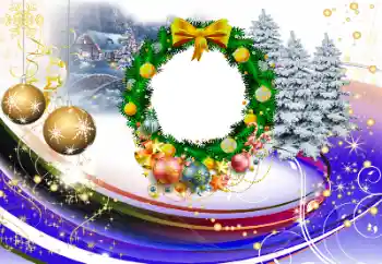 カテゴリのフォトエフェクト クリスマスカード № 177976