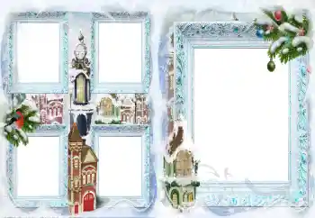 カテゴリのフォトエフェクト クリスマスカード № 178060