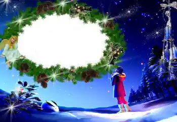 カテゴリのフォトエフェクト クリスマスカード № 31782