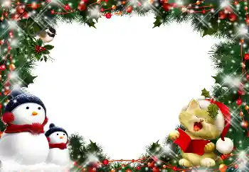 カテゴリのフォトエフェクト クリスマスカード № 3396