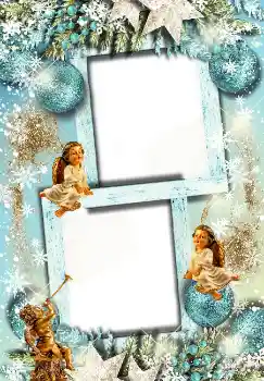 カテゴリのフォトエフェクト クリスマスカード № 3401