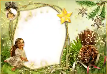 カテゴリのフォトエフェクト クリスマスカード № 3404