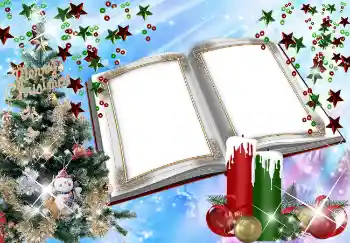 カテゴリのフォトエフェクト クリスマスカード № 3542