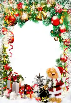 カテゴリのフォトエフェクト クリスマスカード № 70957