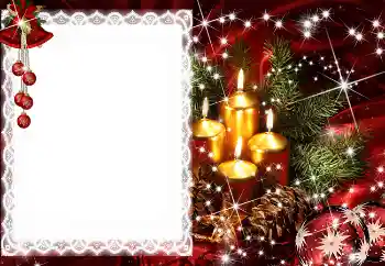 カテゴリのフォトエフェクト クリスマスカード № 7473