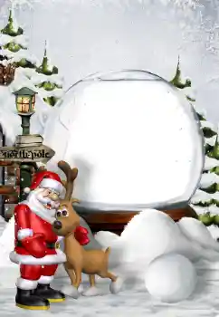 カテゴリのフォトエフェクト クリスマスカード № 87930