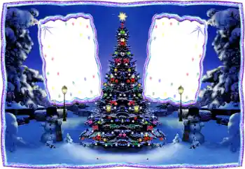 カテゴリのフォトエフェクト クリスマスカード № 87995