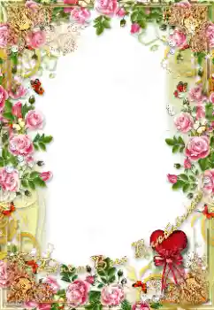 フレーム上の碑文: ハッピーバレンタイン