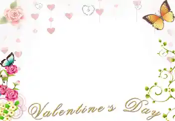 フレーム上の碑文: Valentine's Day